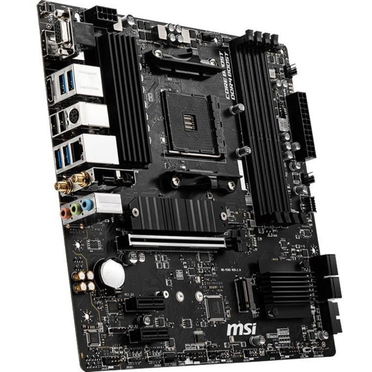 MSI B550M-VC WIFI Gaming Desktop Motherboard - AMD B550 Chipset - Socket AM4 - Micro ATX MSI B550M-VC WIFI Gaming Desktop Motherboard - AMD B550 Chipset - Socket AM4 - Micro ATX